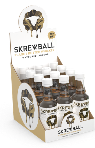Skrewball Peanut Butter Whisky Minis 50ml (Unit=Sleeve of 12