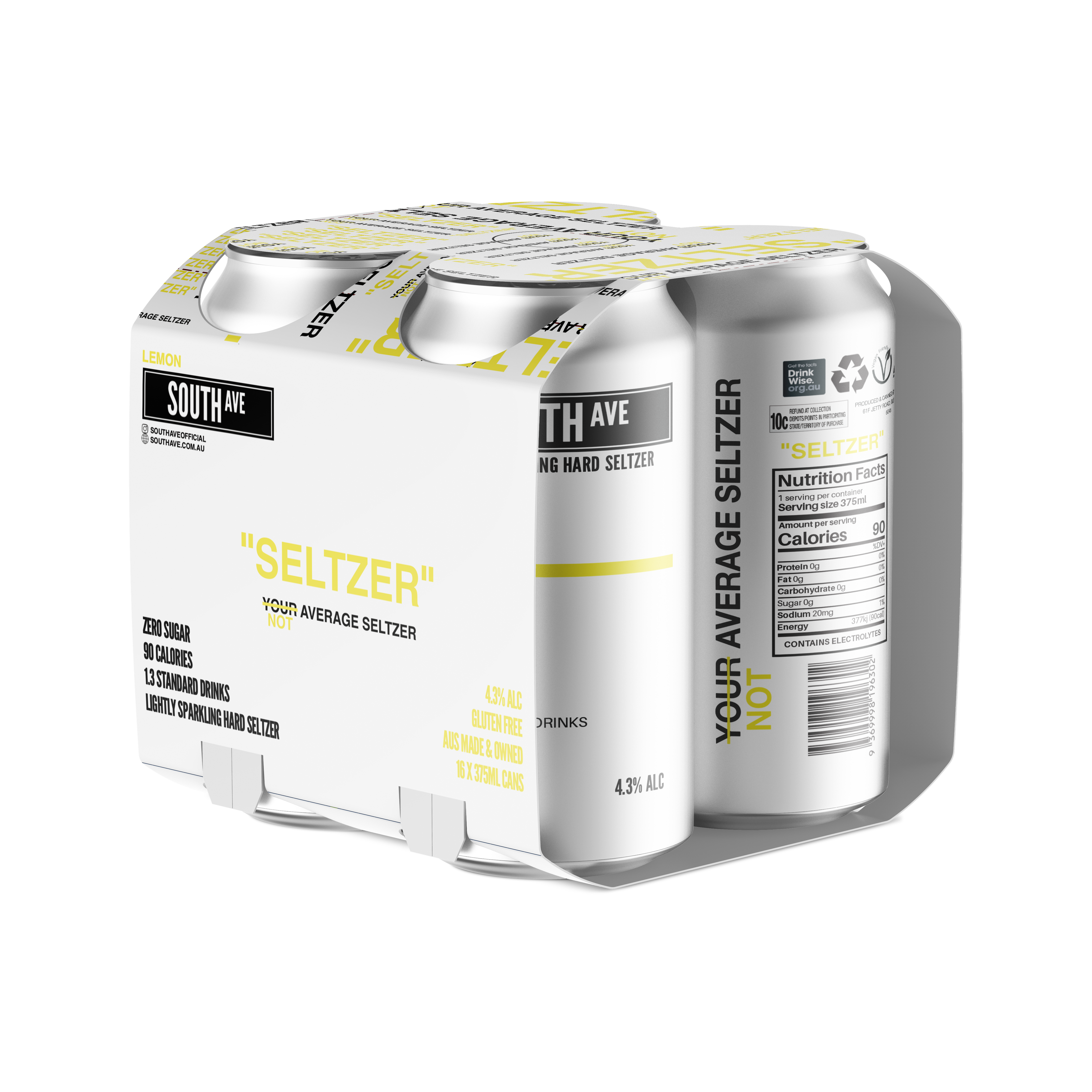 South Ave Lemon 'Seltzer' 375ml