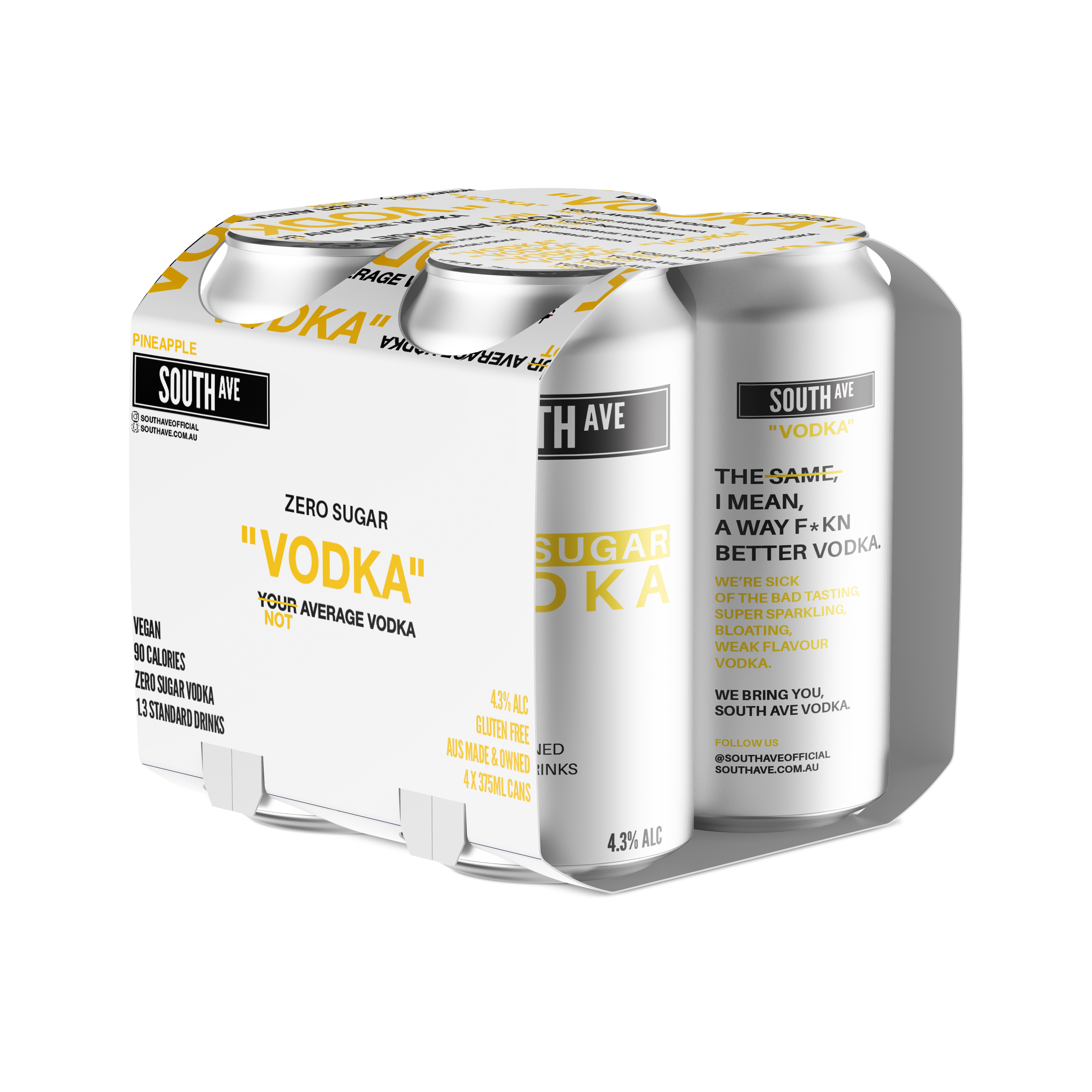 South Ave Pineapple 'Vodka' 375ml