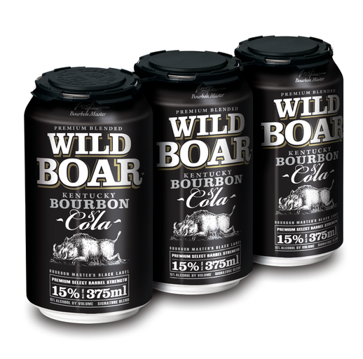 Wild Boar Bourbon & Cola 15% 375ml