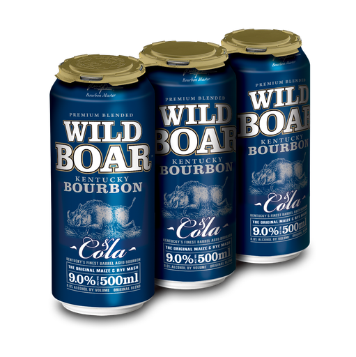 Wild Boar Bourbon & Cola 9% 500ml