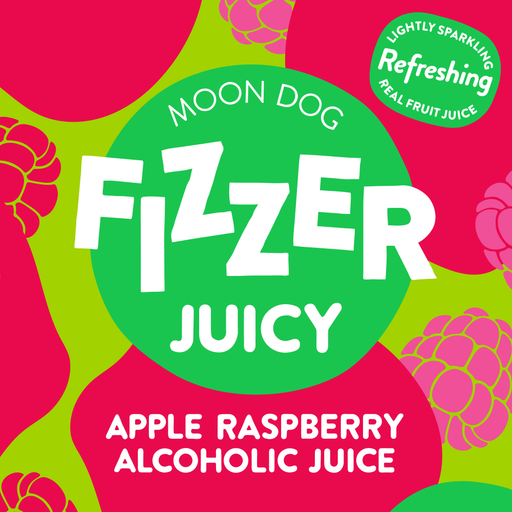 Moon Dog Fizzer Juicy - Apple Raspberry - Konvoy 50Lt