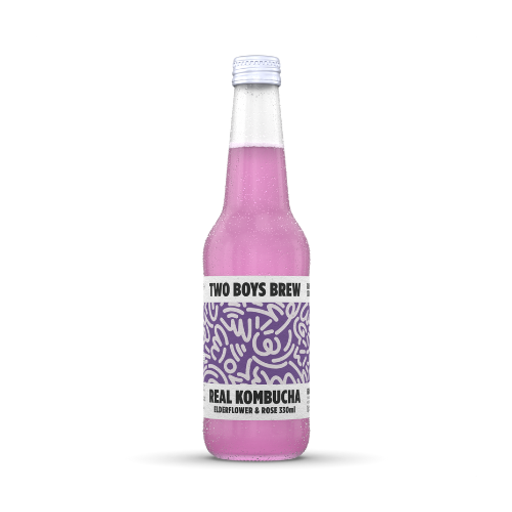 Two Boys Brew Grand Bazaar (elderflower & Rose) Kombucha 330ml