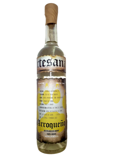 Artesanal Joven Arroqueno Destilado De Agave 750ml
