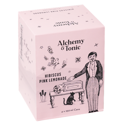 Alchemy & Tonic Hibiscus Pink Lemonade Tonic Water 250ml