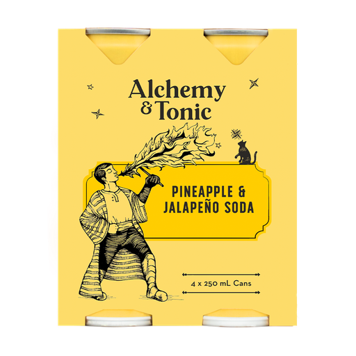 Alchemy & Tonic Pineapple And Jalapeno Soda Water 250ml