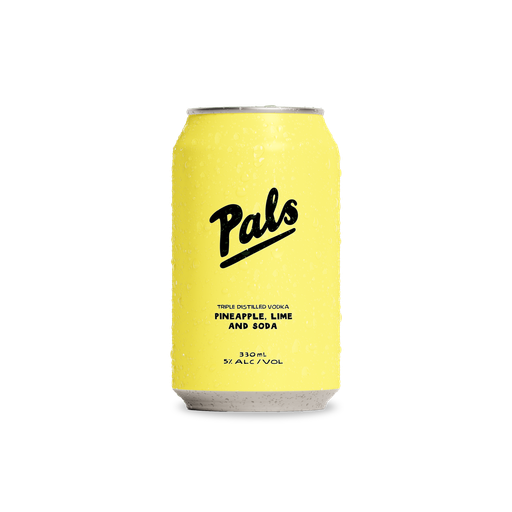 Pals Vodka Pineapple Lime & Soda 330ml