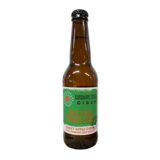 Sunshine Coast Cider Unfiltered Organic Cider 330ml