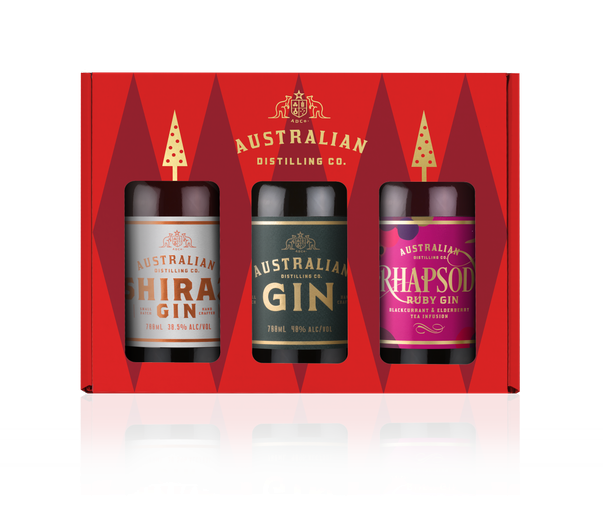 Australian Distilling Co National Gin Mixed Joy 3 Pack 3 X 200ml