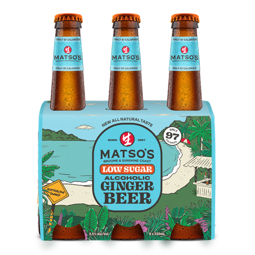 Matsos Low Sugar Ginger Beer 330ml