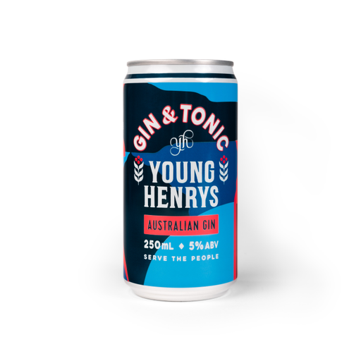 Young Henrys Gin And Tonic Slim 250ml