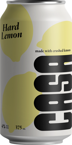 Casa Spirits Hard Lemon Rtd 4% 375ml