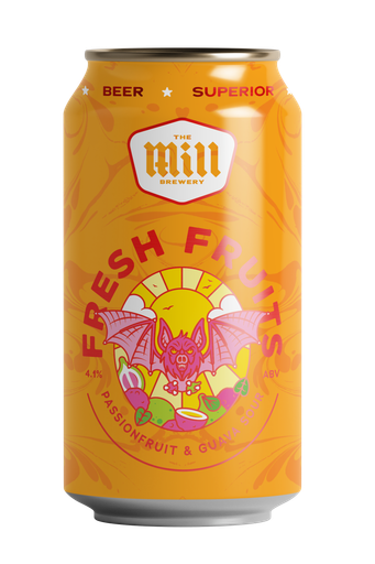 The Mill Brewery Fresh Fruits Passionfruit & Guava Salted Sour 375m