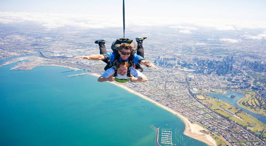 Tandem Skydive over St Kilda - Up To 15,000ft