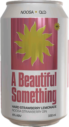 A Beautiful Something Hard Strawberry Lemonade 330ml