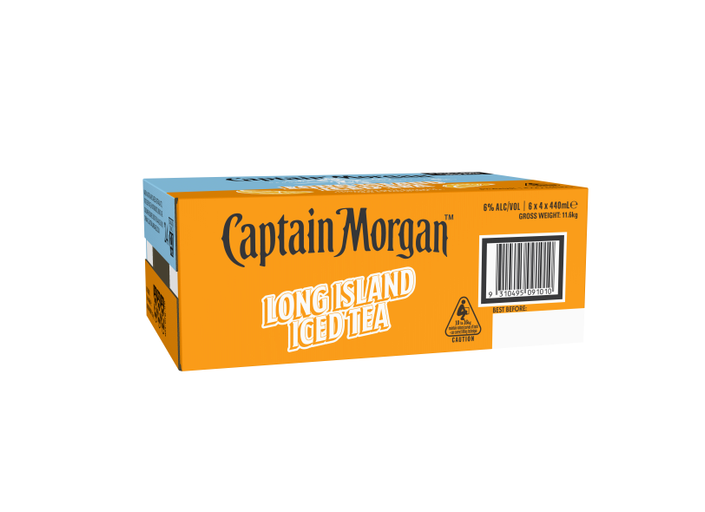Captain Morgan Long Island Iced Tea 6% 440ml