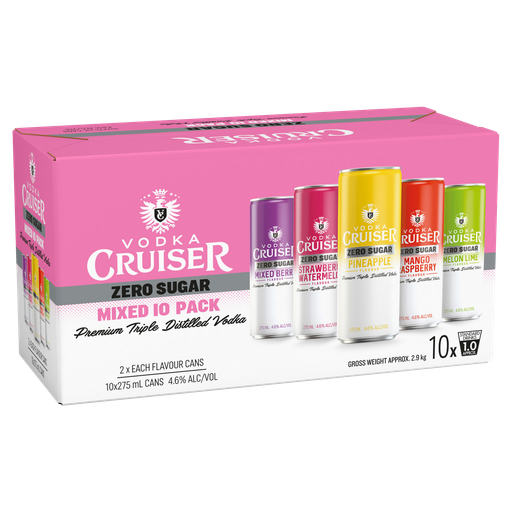 Vodka Cruiser Zero Sugar Mixed 275ml