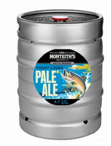 Monteiths Tight Lines Pale Ale Keg 50lt