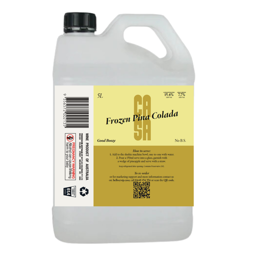 Casa Spirits Frozen Pina Colada Concentrate 5lt