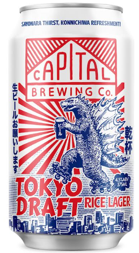 Capital Brewing Co Tokyo Draft Rice Lager 375ml