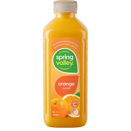 Spring Valley Orange Juice 1lt