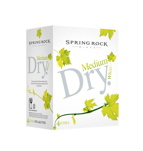 Spring Rock Medium Dry White 4lt