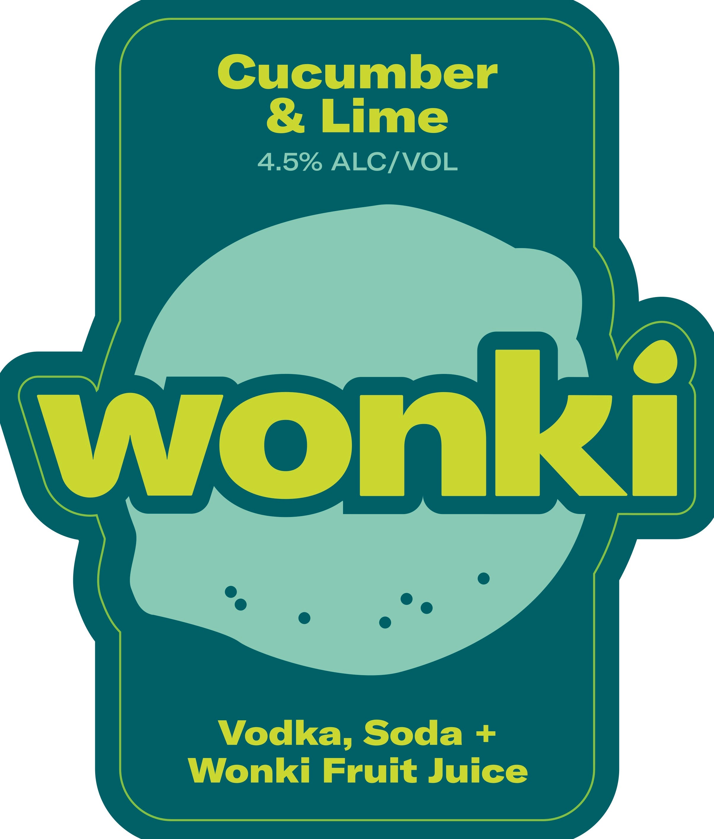 Wonki Cucumber And Lime 50Lt