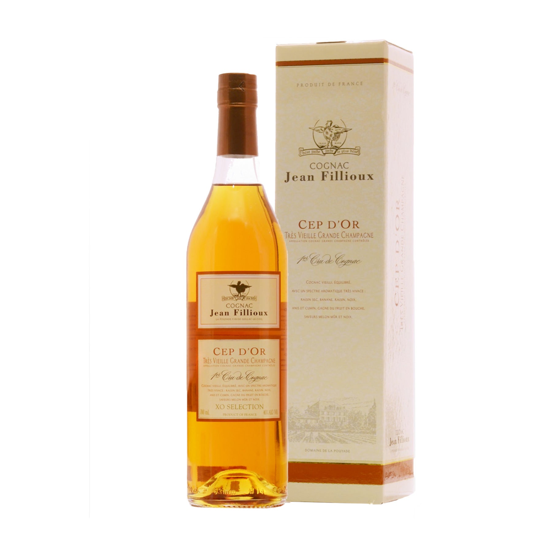 Jean Fillioux Cep D'or Xo Grande Champagne Cognac 700ml