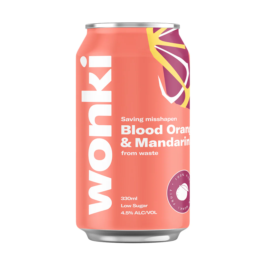 Wonki Blood Orange and Mandarin 330ml