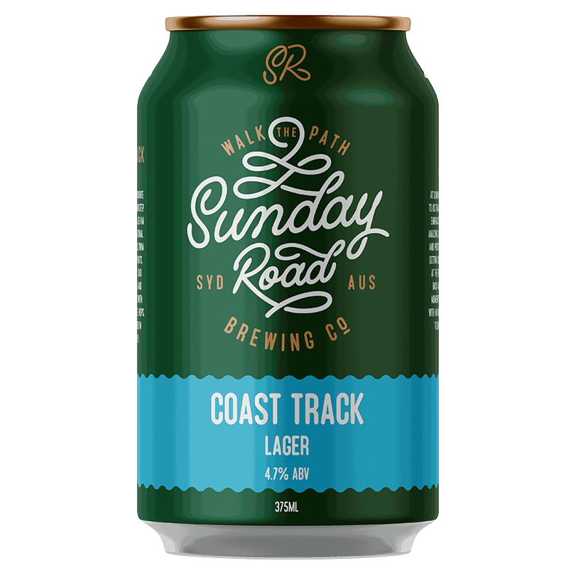 Sunday Road Brewing Coast Track Lager 375ml