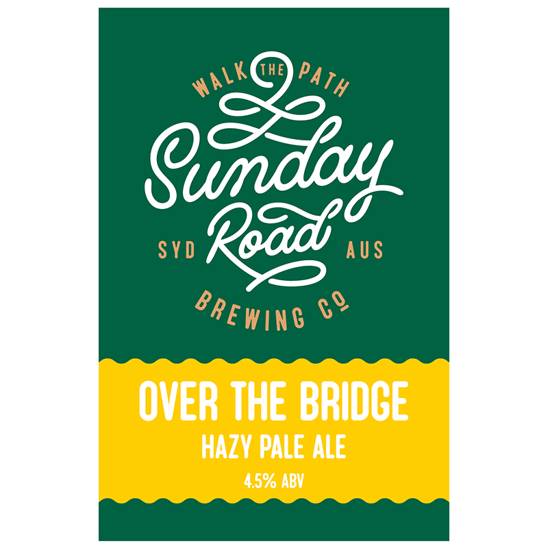 Sunday Road Brewing Over The Bridge Hazy Pale 49500ml