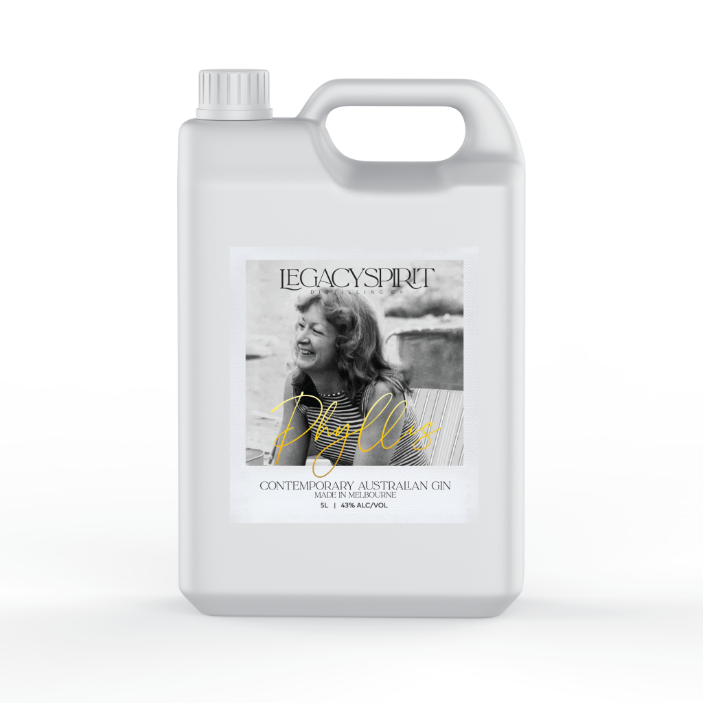 Legacy Spirit Phyllis Contemporary Australian Gin 5000ml