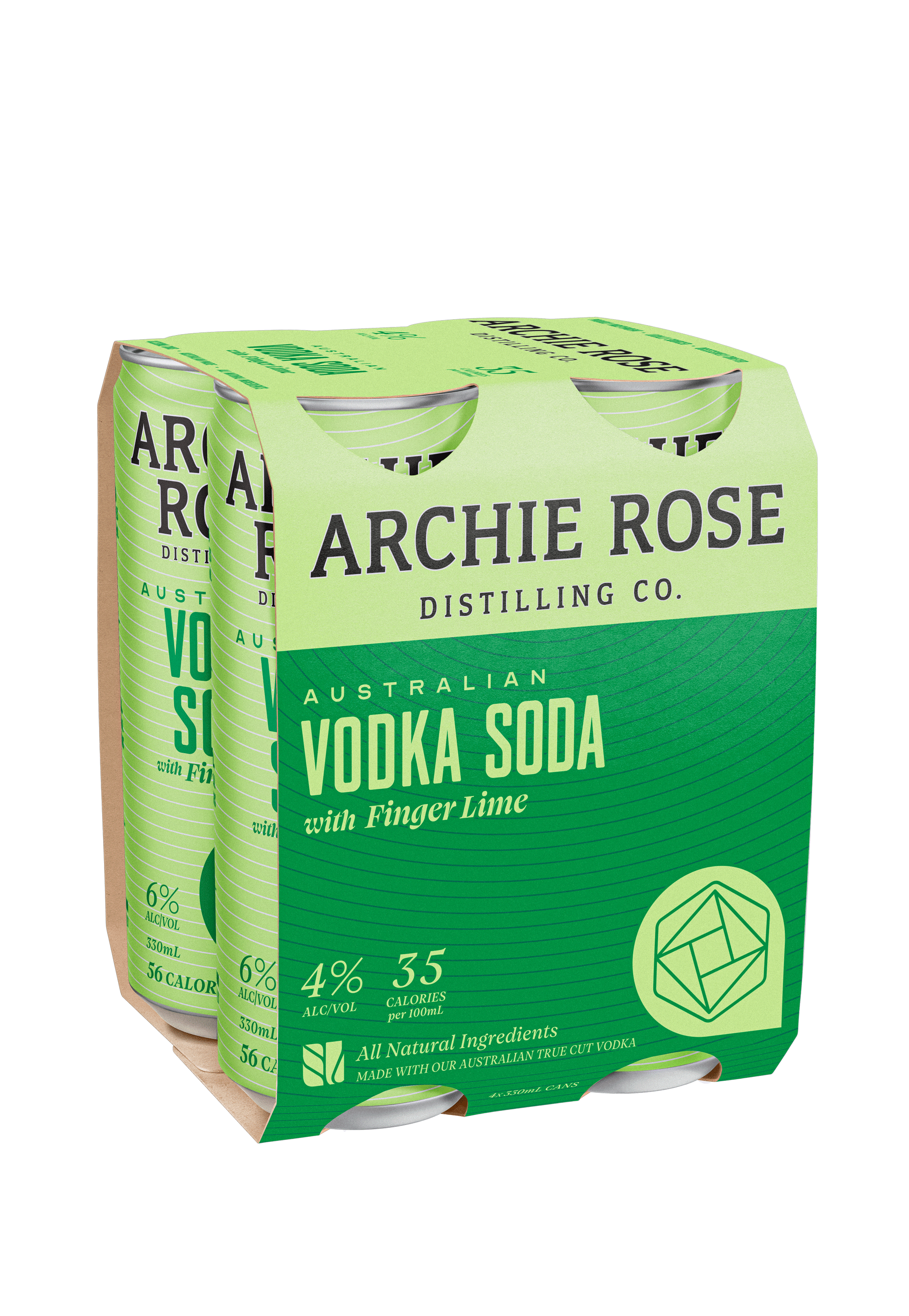 Archie Rose Australian Vodka Soda With Finger Lime 330ml