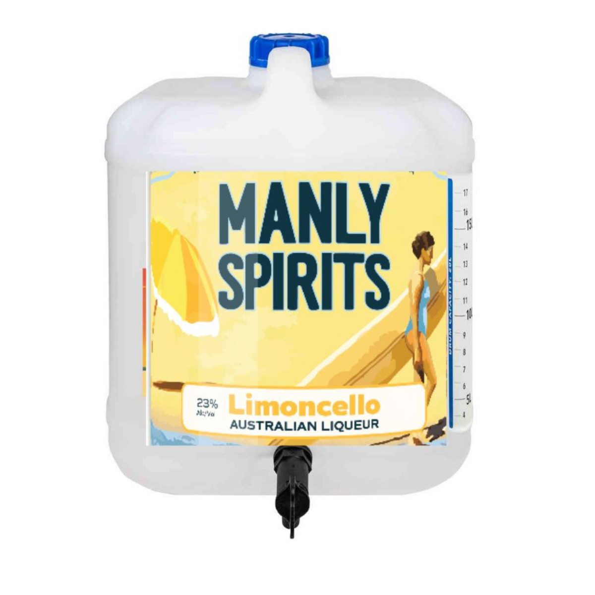 Manly Spirits Zesty Limoncello 10Lt