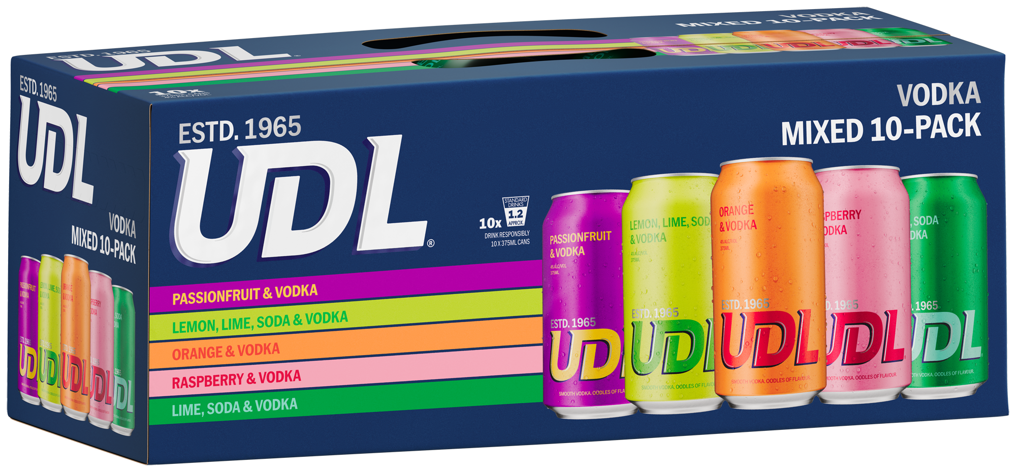 UDL Vodka Mixed 375ml