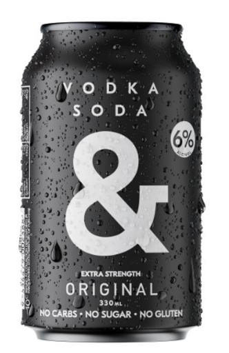 Ampersand Vodka & Soda 6% 330ml