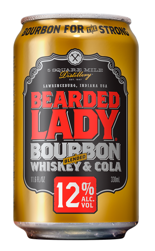 Bearded Lady Bourbon & Cola 330ml