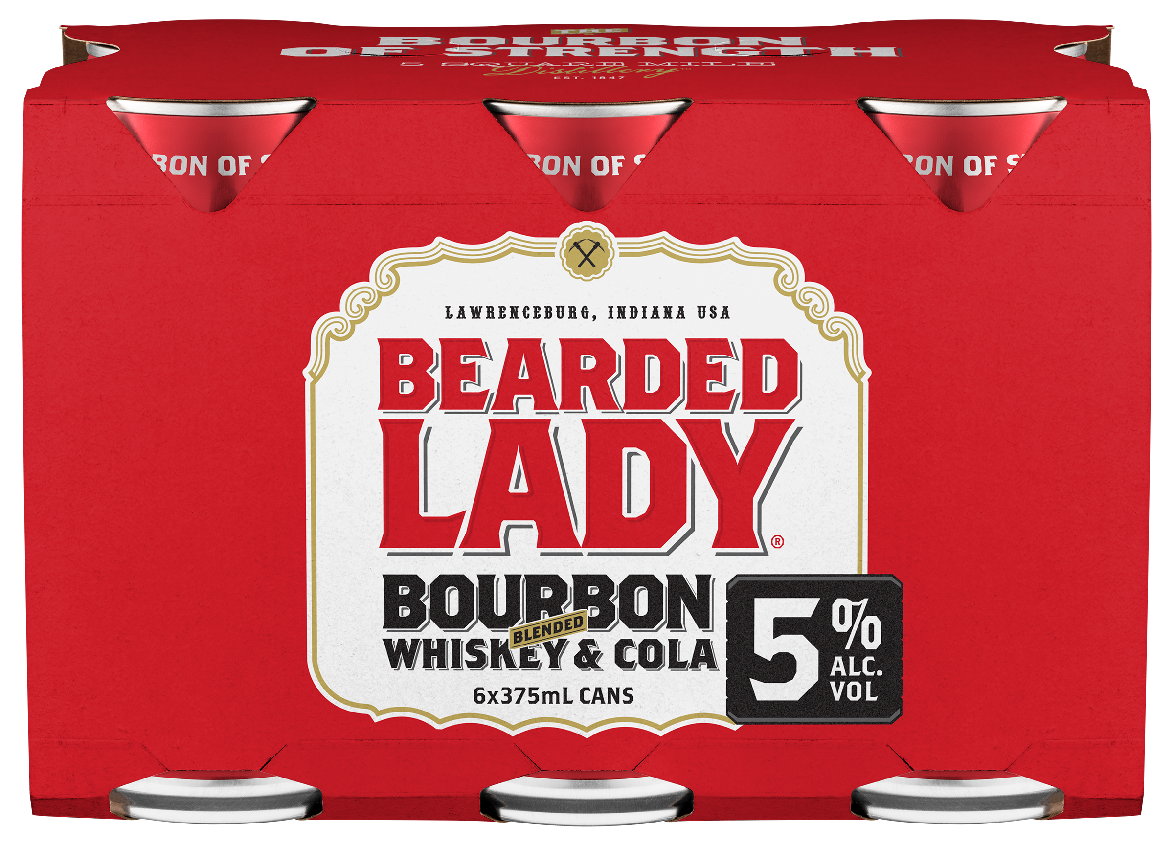 Bearded Lady Bourbon & Cola 5% 375ml