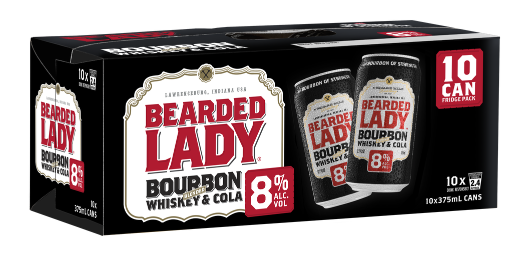 Bearded Lady Bourbon & Cola 8% 375ml