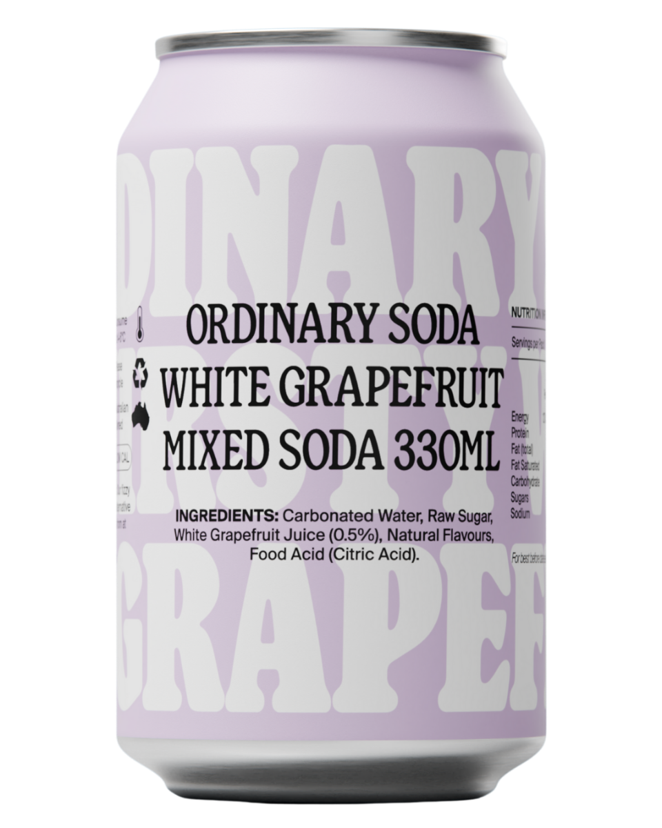 Ordinary Soda White Grapefruit 330ml