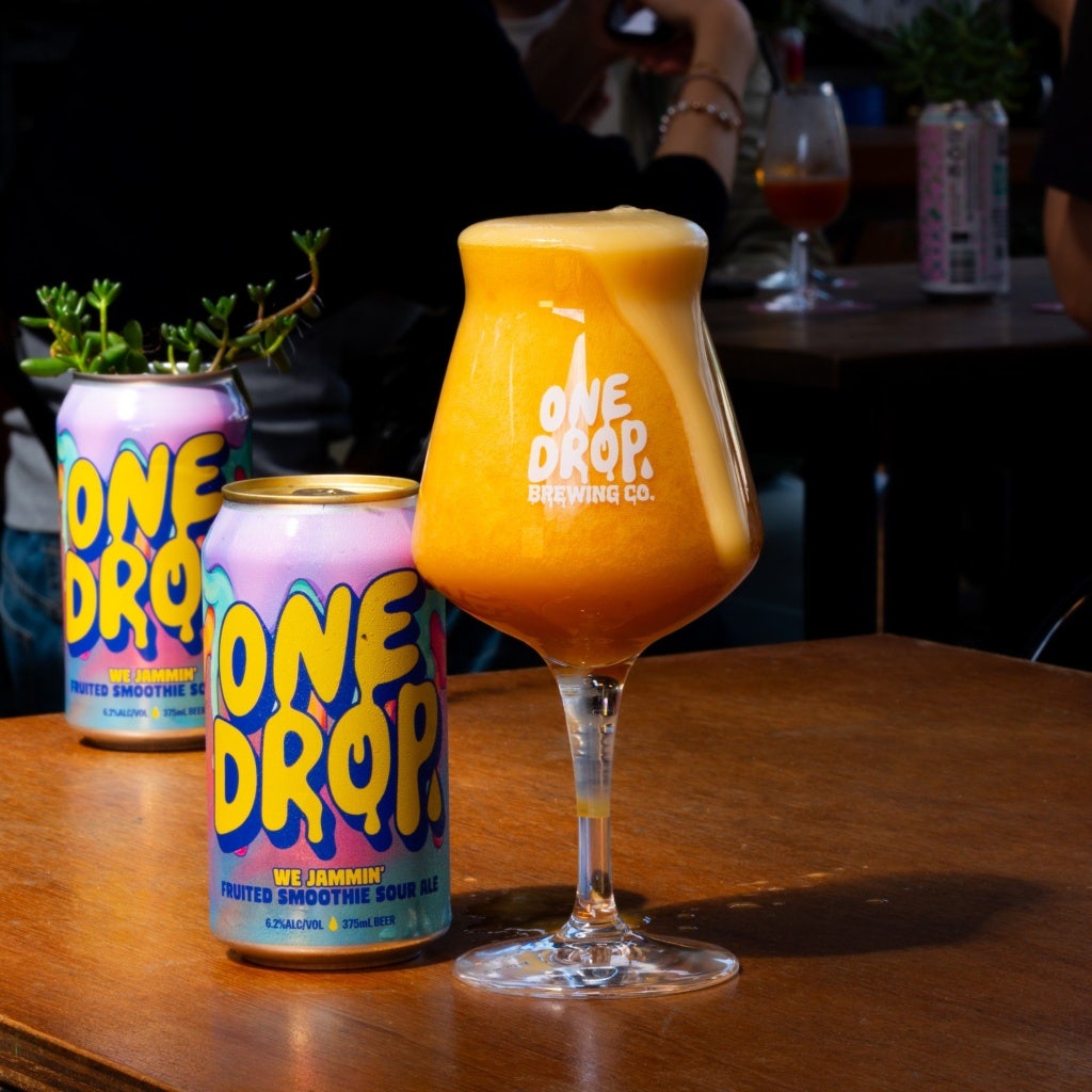 One Drop Brewing Co We Jammin' Double Fruited Smoothie Sour 375ml