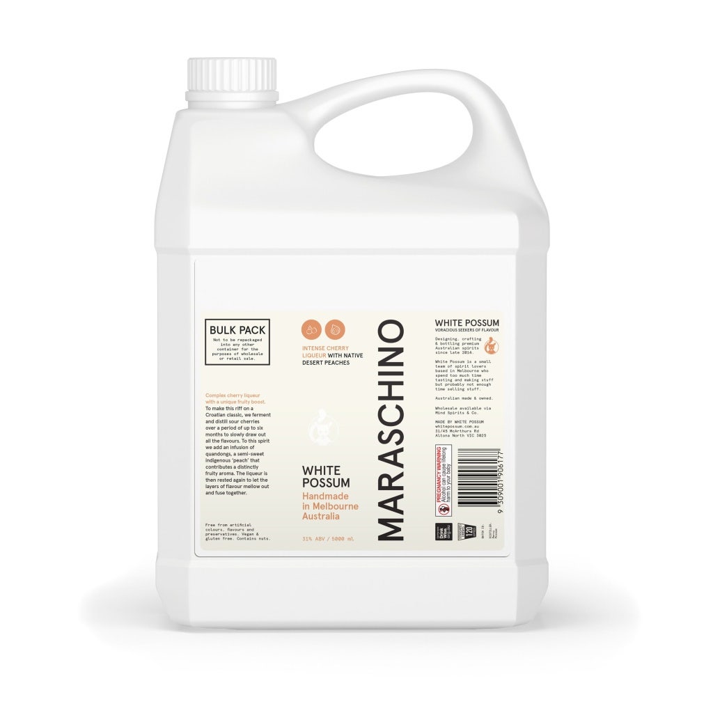 White Possum Maraschino Liqueur 5l -Bulk-