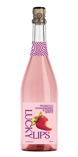 Lucky Lips Strawberries & Cream Prosecco 750ml