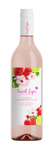 Sweet Lips Infusions Hibiscus Pomegranate & Lime 750ml