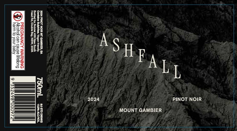 Solotel Ashfall Mount Gambier Pinot Noir 750ml