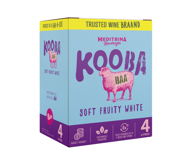 Kooba Soft Fruity White Cask 4lt