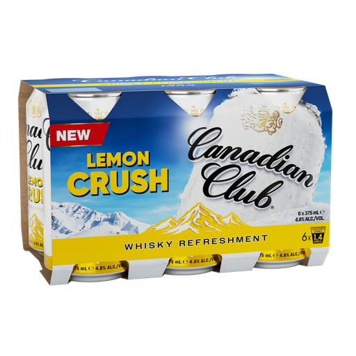 Canadian Club Canadian Club Lemon Crush 4.8% Can 4x6x375ml