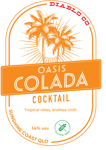 Diablo Co Cocktails Oasis Colada 700ml