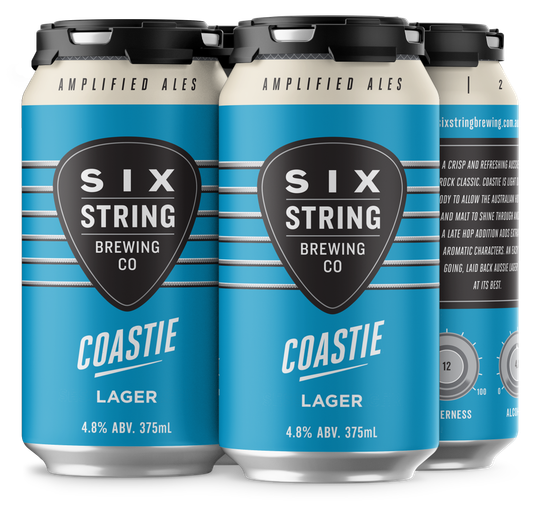Six String Coastie Lager 375ml