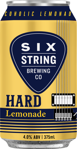 Six String Hard Lemonade 375ml